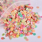 1000 шт.пакет 3D миниатюрные милые украшения для ногтей художественные аксессуары звездамультфильмцветокфруктыперо Ломтики для нарезки ногтей
