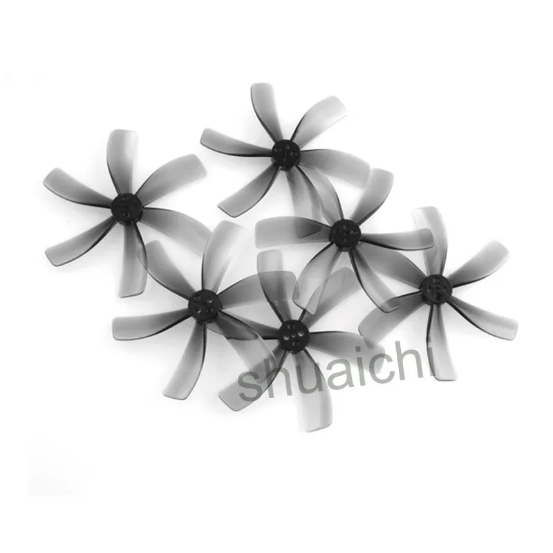 

4pairs HQProps Grey 2.5 Inch Ducted Propellers 6-Blade CW/CCW Paddles Hole D1.5mm Durable FPV Racing Props for RC Drone DIY Part