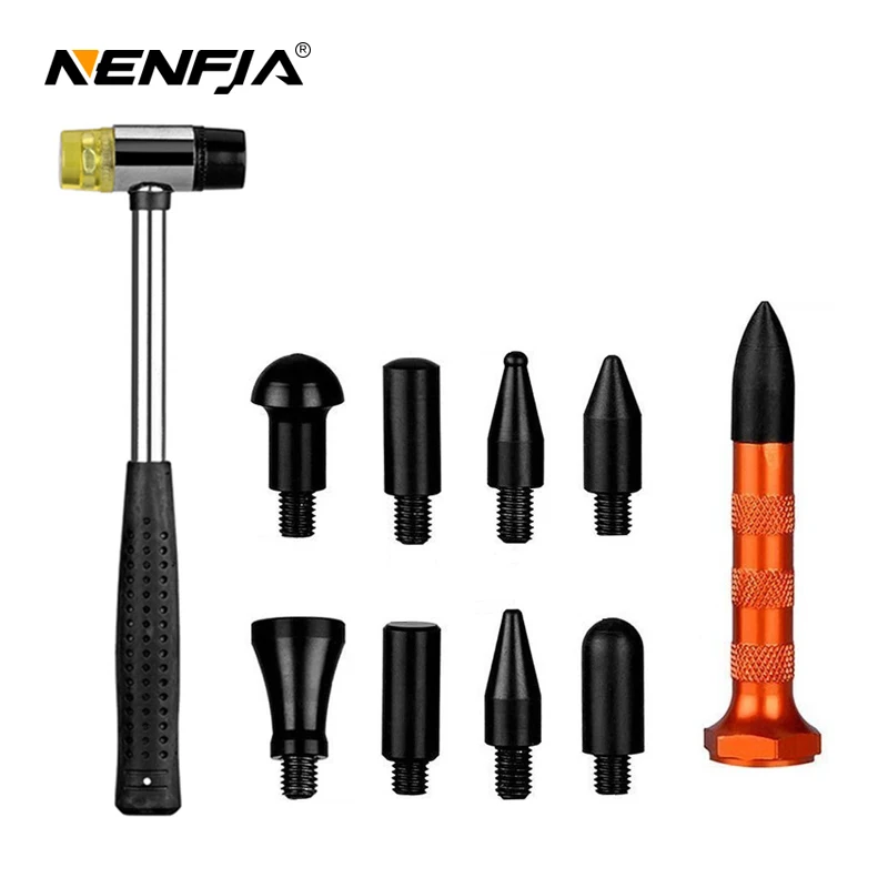 Инструменты для ремонта вмятин на автомобиле Kit резиновый молоток вкладки