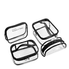 Водонепроницаемая прозрачная косметичка из ПВХ для ванны, Женский чехол для макияжа, дорожный Органайзер на молнии для макияжа и красоты, набор для Хранения Туалетных Принадлежностей