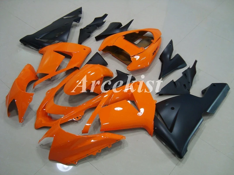 

4 подарки новые из АБС-пластика для мотоцикла обтекатели комплект подходит для kawasaki Ninja ZX10R 2004 2005 04 05 10R ZX-10R Кузов Набор изготовленный на заказ...