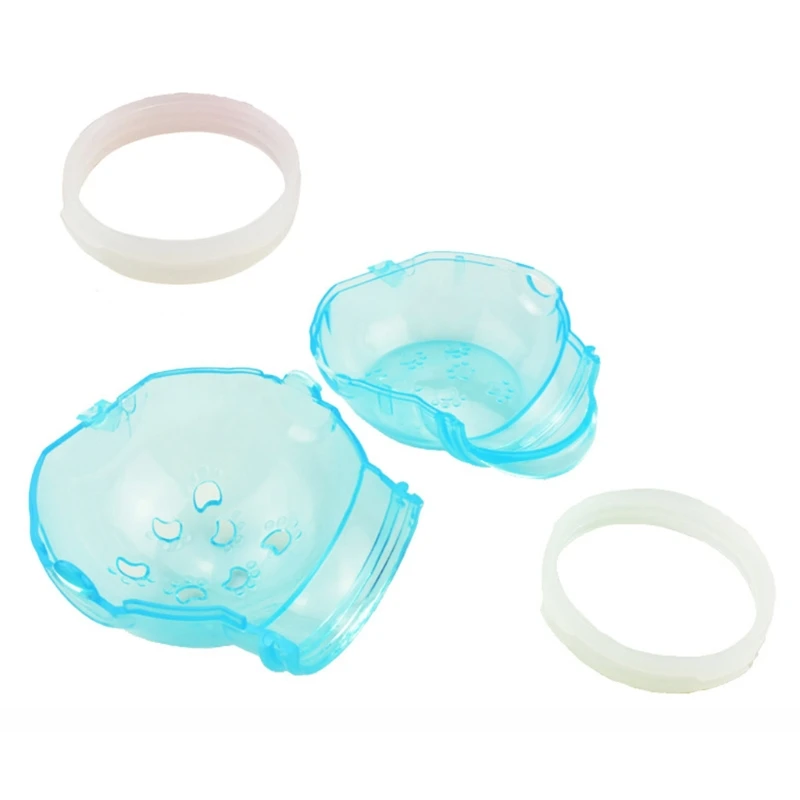 

50LB Hamster Sand Bathroom, Detachable Mini Plastic Hamster Sand Bath Container Small Pet Bathtub Extermal Toilet