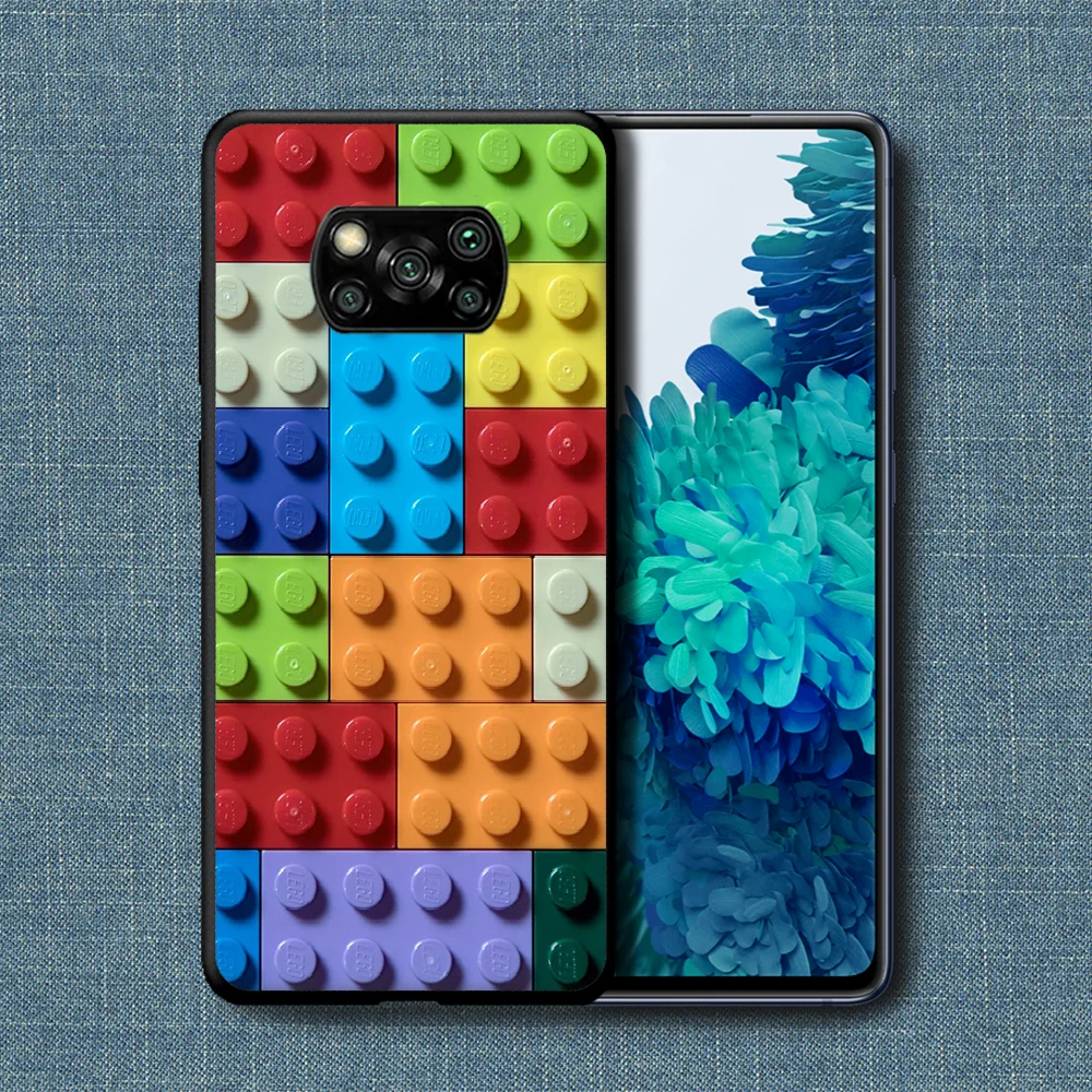 

Toys Legos Phone Case For Xiaomi Mi Note 10 A3 9 MAX 3 A2 8 9 Lite Pro Ultra black Shell Pretty Bumper Tpu Hoesjes Silicone Cell