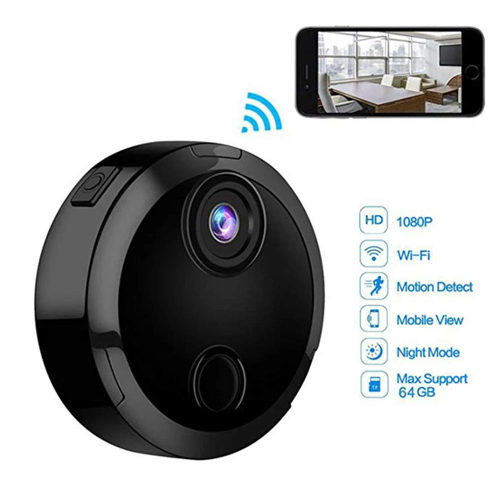 IP-камера HD 1080P Wi-Fi беспроводная ночное видение обнаружение движения поддержка