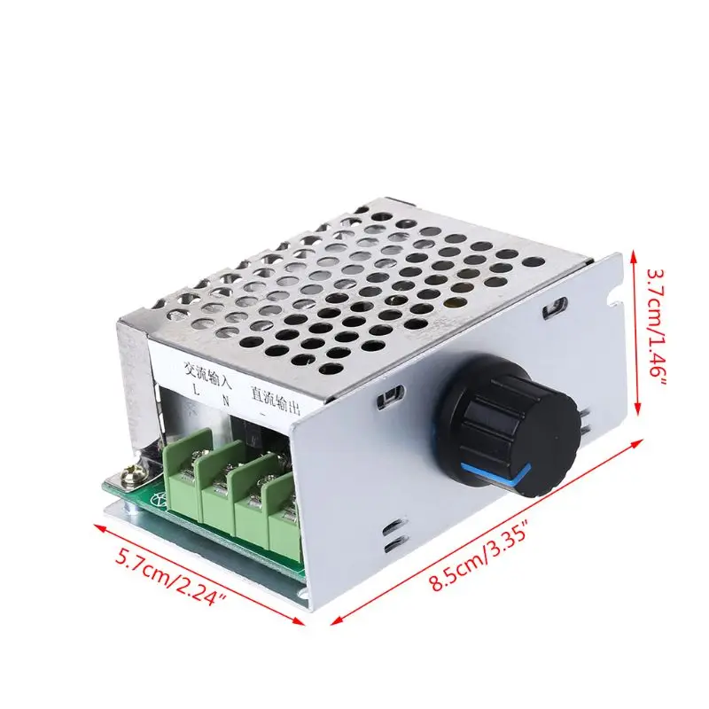 AC Вход 220V DC Выход 10 210V ШИМ щетка регулятор скорости двигателя|Контроллер
