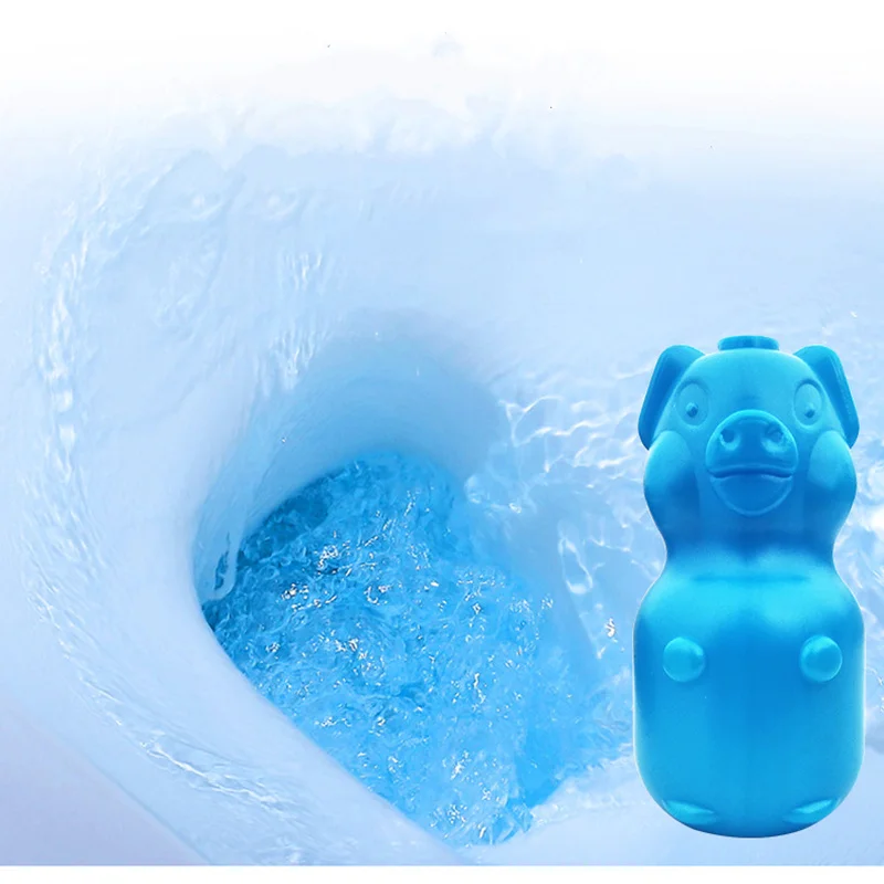 Волшебный автоматический очиститель унитаза вспомогательный с синими пузырями