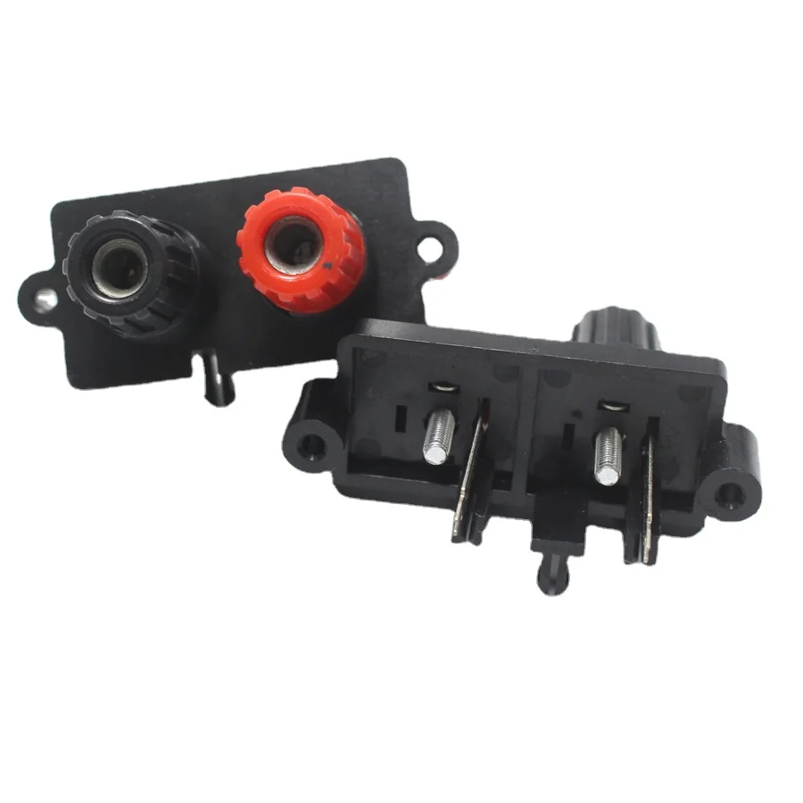 Внешний банановый разъем WP 2 шт. 2-контактный усилитель динамика зажим для