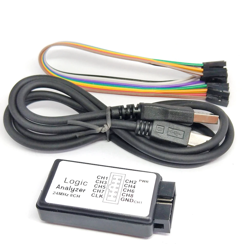 Анализатор логики USB 8 каналов микроконтроллер для анализа сигналов ARM FPGA