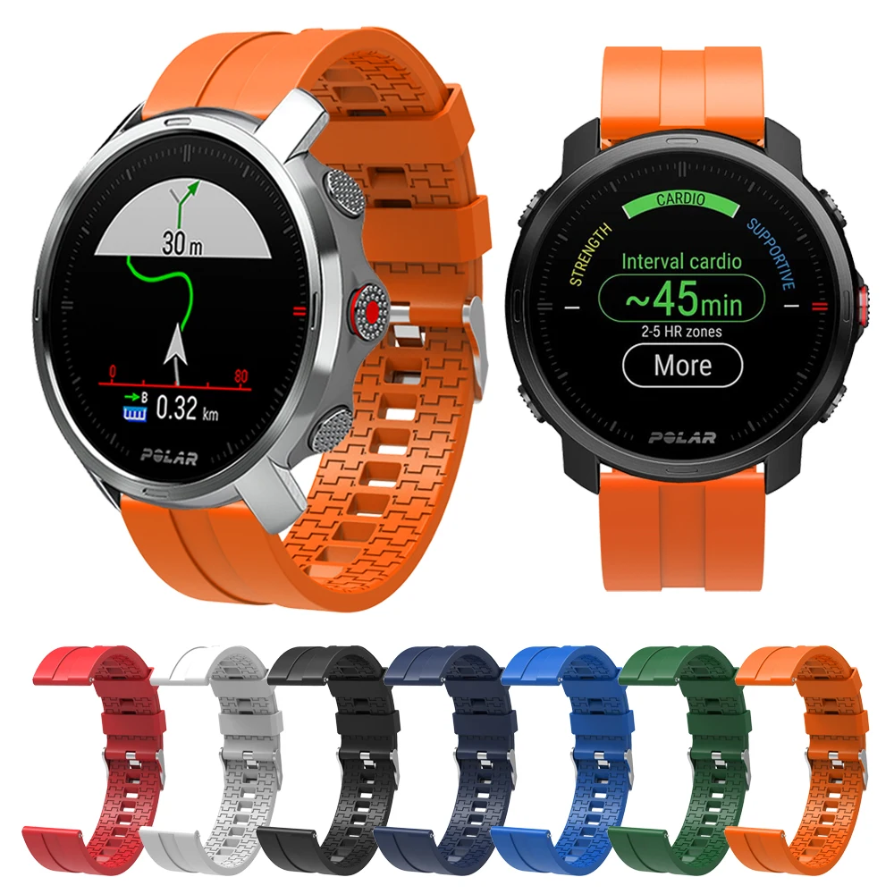 

Силиконовый сменный ремешок для часов Polar Grit X, ремешок для часов POLAR Vantage M Polar IGNITE, аксессуары для смарт-часов