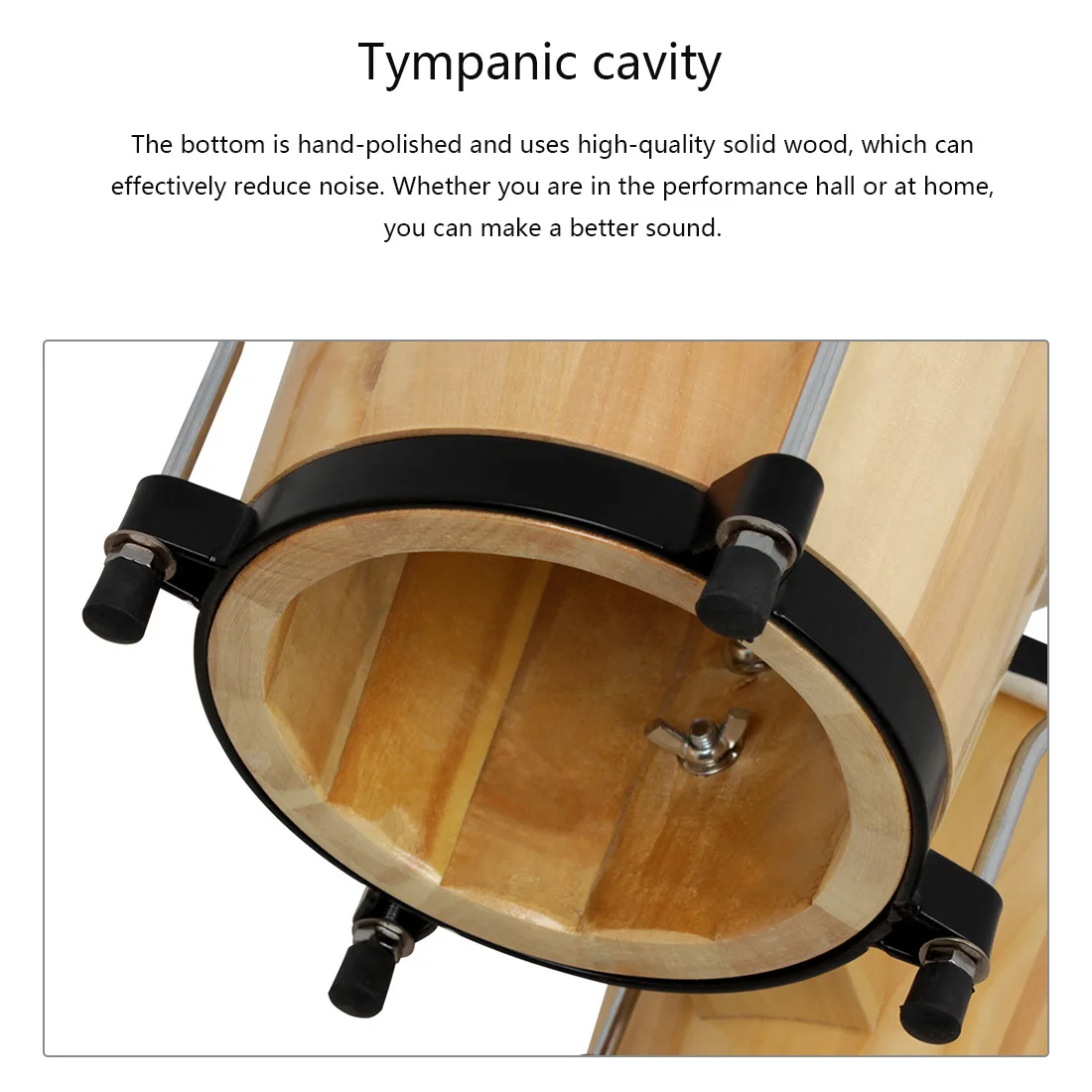 2 шт. овчина барабан кожа на Африканском барабане Бона 6 дюймов 5 диаметр барабана