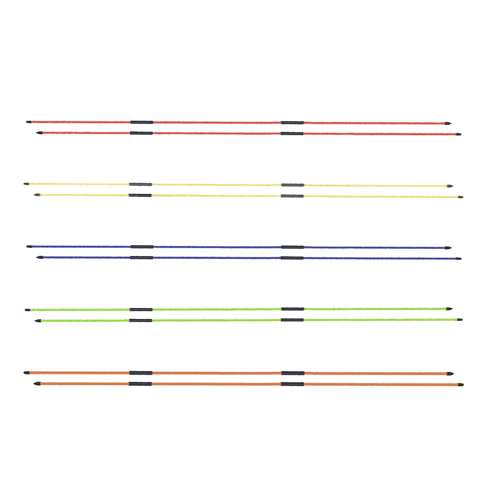 

Fiberglass Golf Direction Indicator Golf Alignment Training Foldable Sticks Motion Posture Correction Rod for Aiming Tool