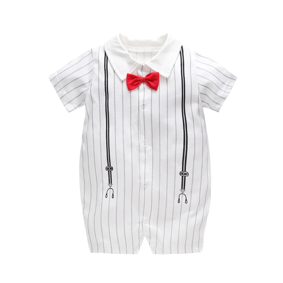 Summer Baby Romper 0-18M Newborn Short Sleeve Cotton Boy Clothes One-Piece Jumpsuit Boys Clothing |