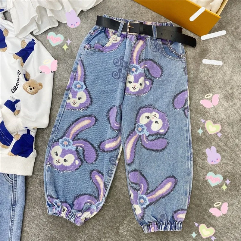 

Boys Girls Pants Spring Autumn Children Fashion Long Trousers Clothes For Baby 2 To 8 Years Kids 2021 Clothing Outfits Teens