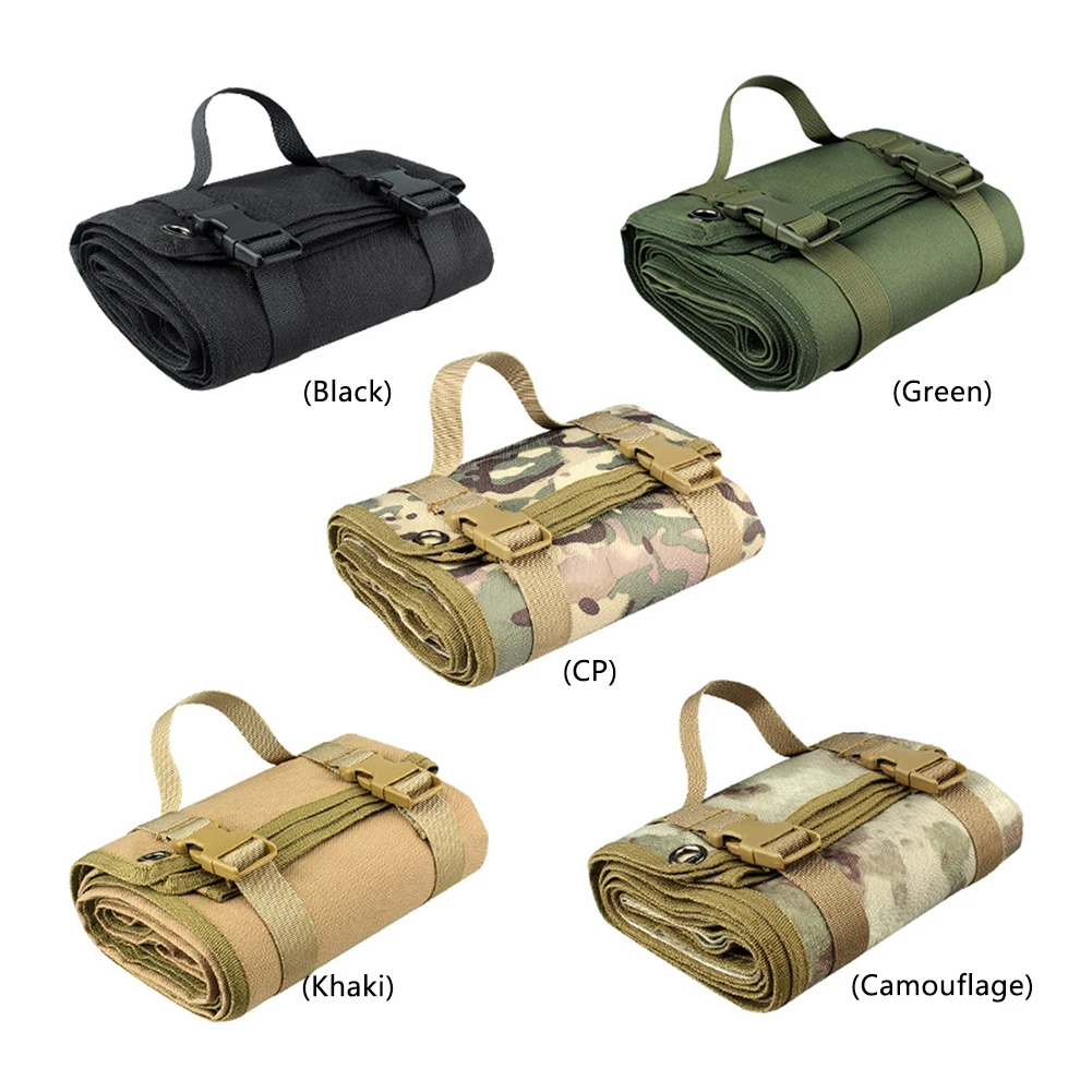 

Outdoor Camping Shooting Mat Roll Up Non-slip Hunting Waterproof Picnic Blanket Lightweight Roll-Up Military Airsoft Gun Pad