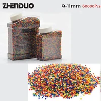 zhenduo toys 9 11mm 20000pcsbottle crystal paintball water bullet for gel ball gun accessories
