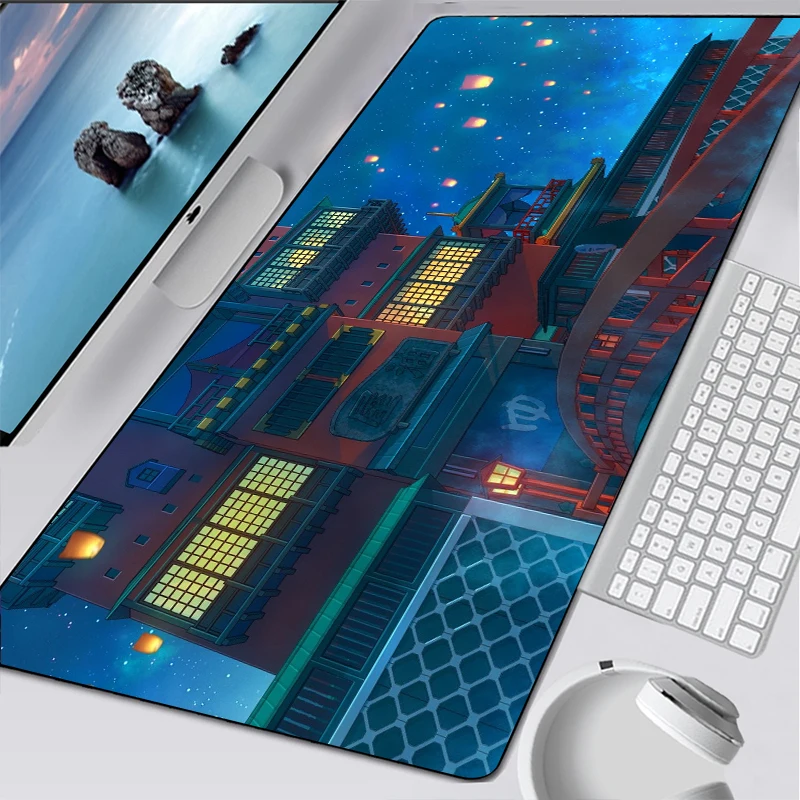 

Anime High Quality Spirited Away mouse pad gamer play mats carpet Mousepad Large Mouse Pad Keyboards manga Mat holiday gift