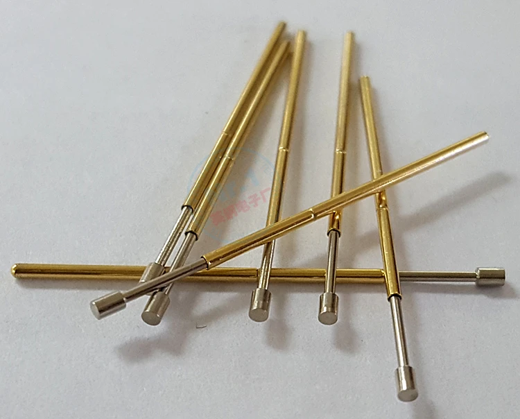 

100Pcs 1.3MM Flat-head Probe 1MM Test Needle 75MIL Pogo Pin PL75-G2 Flat-top Probe P111 Probe