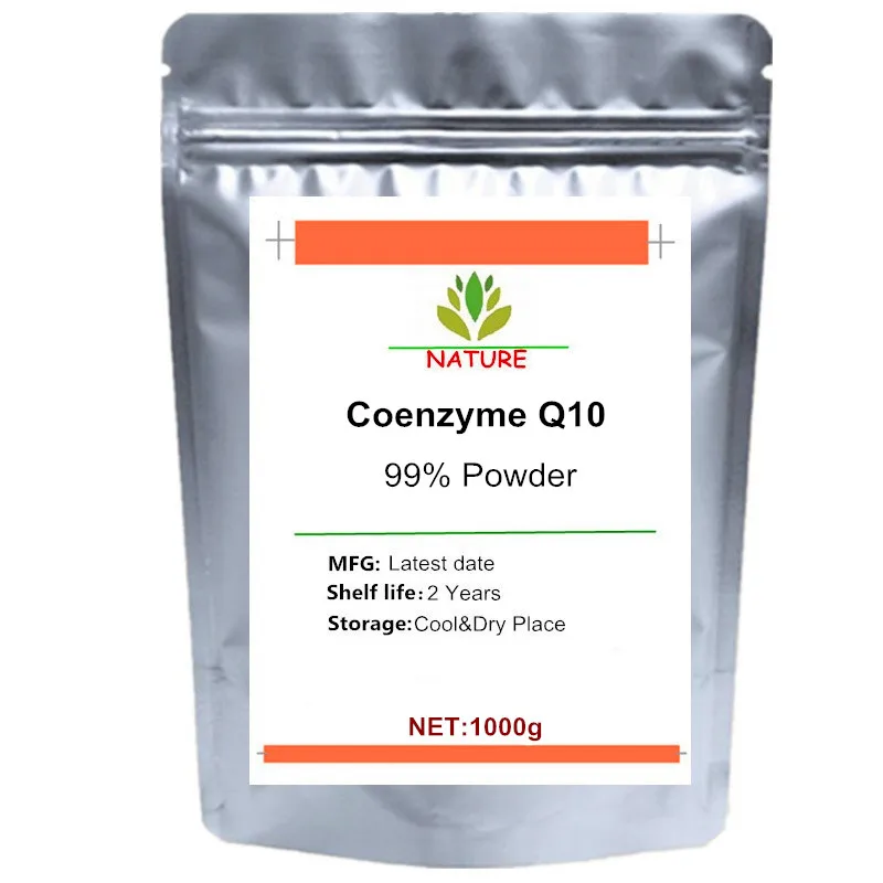 Чистый коэнзим Q10 99% порошок CoQ10 против старения усталости укрепляющий иммунную
