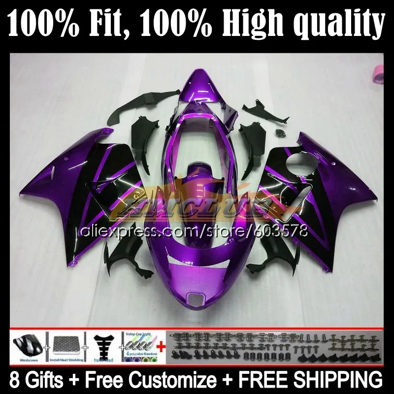 

OEM For HONDA Blackbird CBR1100XX 96 97 98 99 01 28CL.63 CBR1100 CBR 1100 XX 2002 2003 2004 2005 2006 2007 Fairing Purple black