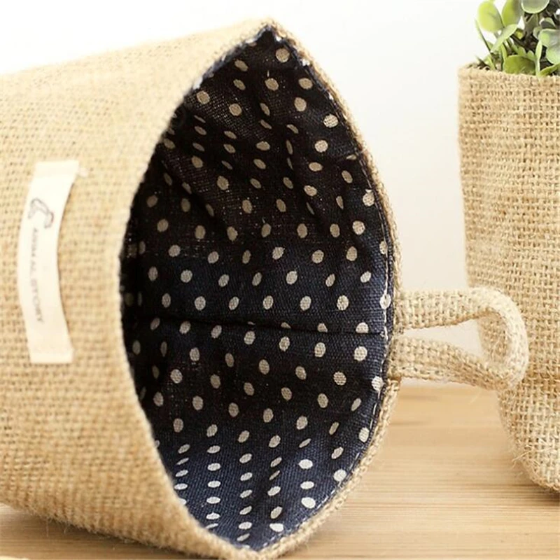 Подвесная сумка для хранения продуктов тканевая корзина цветочных горшков