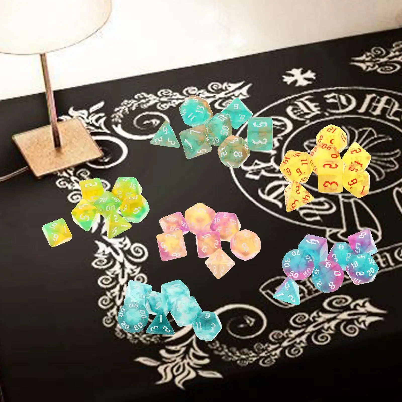 7 шт. набор костей для вечевечерние | Спорт и развлечения