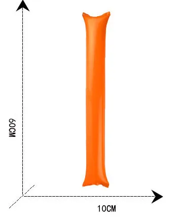 

Inflatable Cheering Sticks Noise Maker Cheer Team KTV Party Supplies Clapper for Sports Meet Football Soccer Games