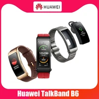 99 new huawei talkband b6 band b6 b5 bluetooth smart bracelet wearable sports wristbands touch amoled screen call earphone band