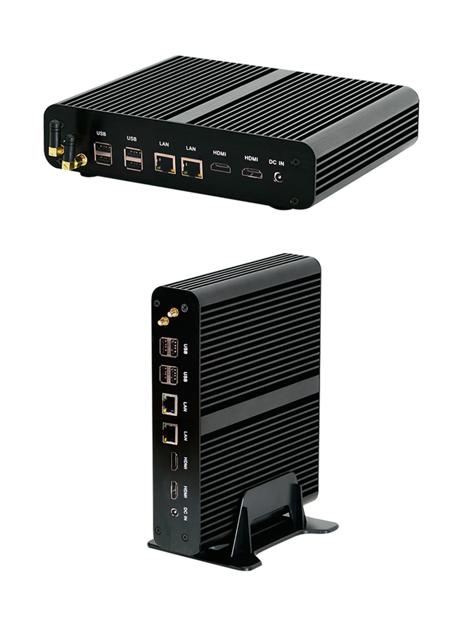 Причастником B2 Windows мини ПК i7 Barebone HTPC Безвентиляторный Компьютер Broadwell 5Gen Core i7 4500U с 300M Wifi
