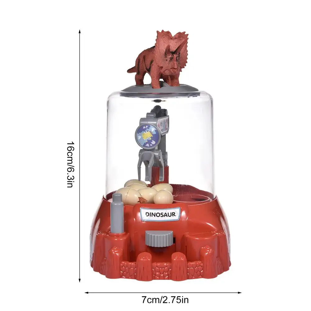 

Clip Doll Arcade Claw Machine Coin Operated Crane Game Dinosaur Claw Machine With Light Sound Candy Prize Grabber Great Gifts
