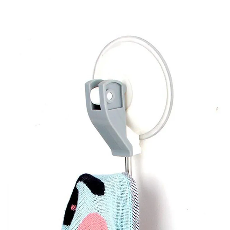 

1 Pc Suction Cup Strong Lever Lock Wall Hook Hanger Sucker Large Suction Cup Hooks Home Kitchen Bathroom Storage Supplies New