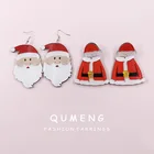 Новые Модные Акриловые серьги Lovley Father для женщин и девушек, длинные кисточки, рождественские подарки Brincos