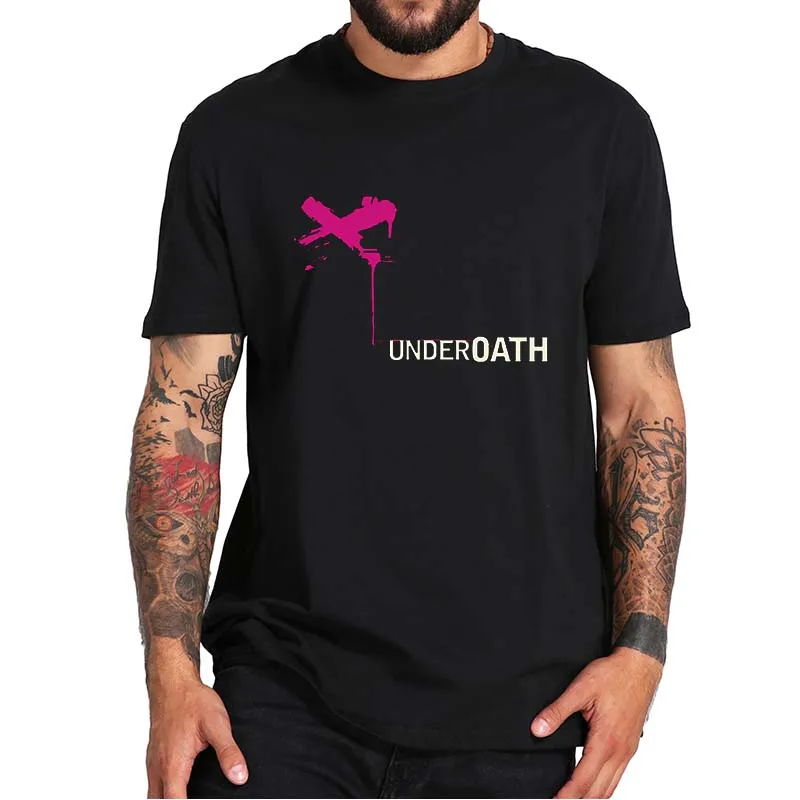 

100% Cotton EU Size Tshirt Underoath Rock Band T Shirt Music Tee Unisex For Fans
