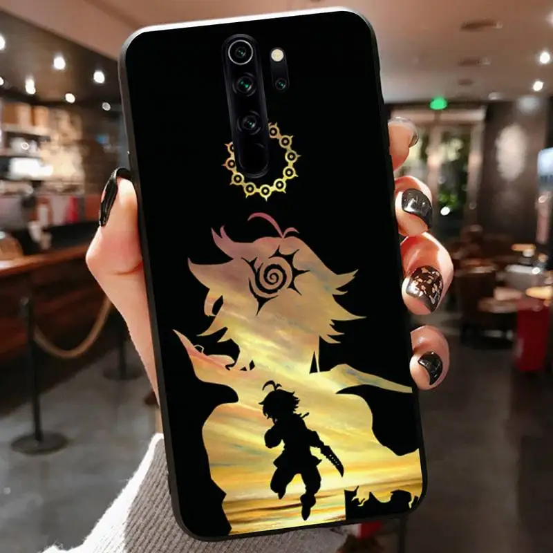 

Seven Deadly Sins Meliodas Phone Case Black Cover For Redmi 7A 4X 5 6 7 8 8A 5Plus GO Note 4/4X 7 K20/Pro Cases