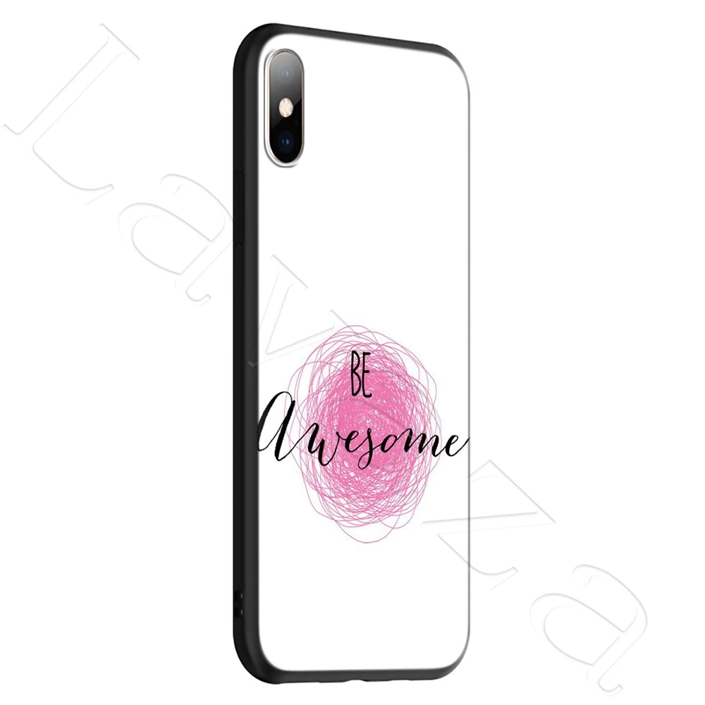 Прозрачный силиконовый мягкий чехол Lavaza BE Amazing для iPhone 12 Mini 11 Pro XS Max XR X 8 7 6 6S Plus 5 5S SE