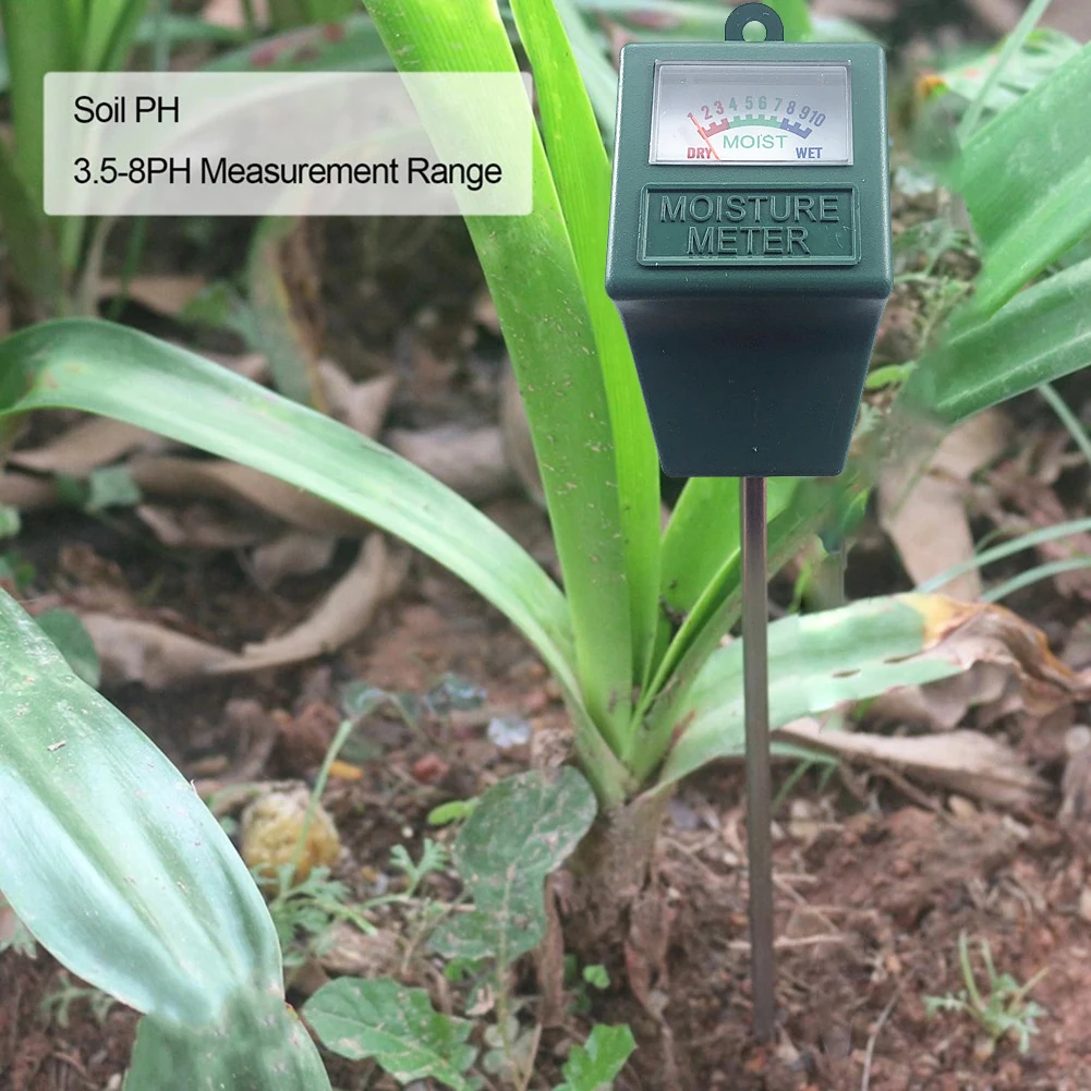 

3 In 1 Plant Flowers Soil PH Tester Moisture Measuring Humidity Light Meter Hydroponics Analyzer Gardening Detector Hygrometer