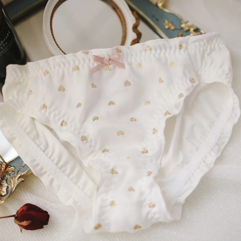 Женское нижнее белье кружевные трусики со средней талией удобные японские трусы