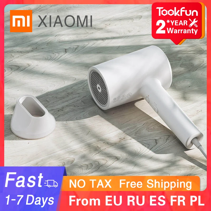 2021 Новый XIAOMI MIJIA Nanoe водный ионный фен анион Профессиональный Быстросохнущий 1800
