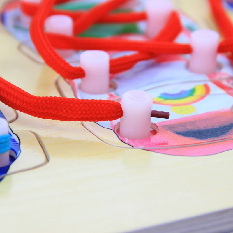 Монтессори развивающая деревянная головоломка игрушка для дошкольного возраста