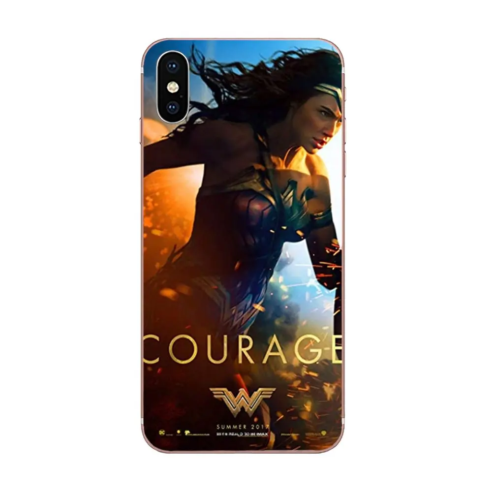as picture Diy Окрашенные аксессуары для телефонов Чехол Wonder Woman Top для Apple iPhone 4 4s 5 5C 5S SE 6 6S 7 8 Plus X XS Max XR - Цвет: as picture