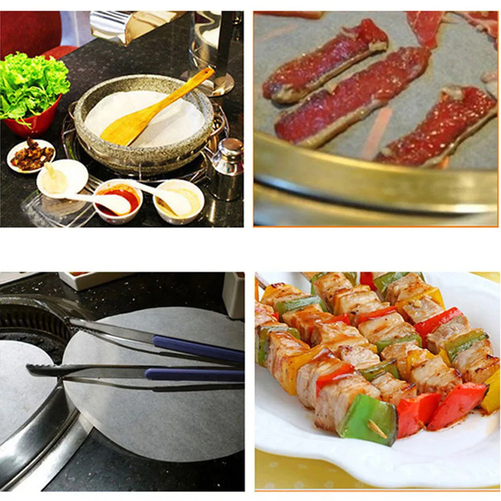 

Disposable Sheets Round Baking Paper Silicone Oil Greaseproof Paper Making Hamburger Pan Barbecue Accessories Kitchen Cake Tools