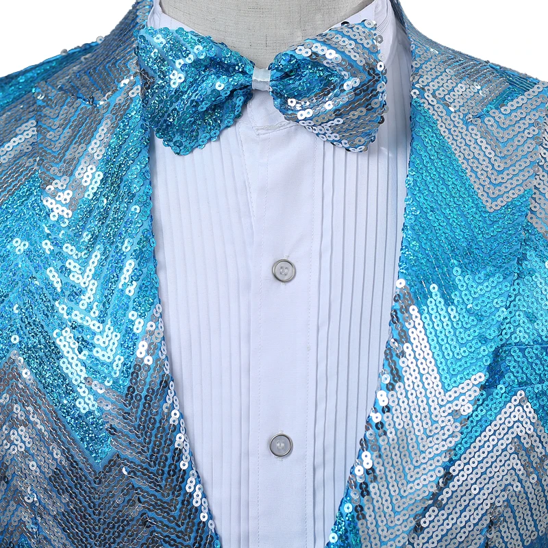 Мужской Блейзер Shenrun с блестками блестящий костюм для вечевечерние певицы сцены