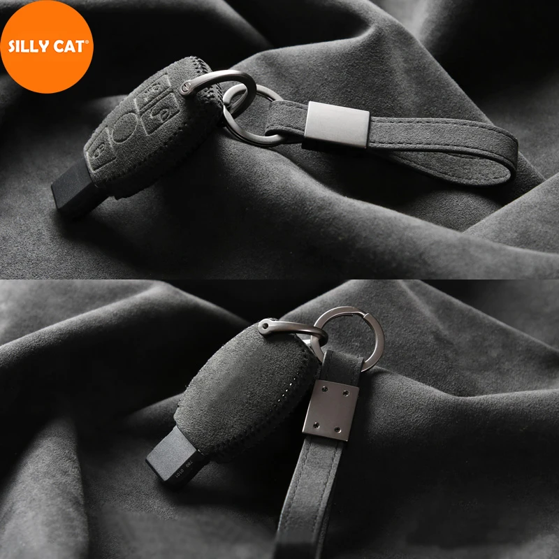 

Чехол для автомобильного ключа Mercedes Benz, чехол с отделением для ключа, модель W204 W205 W212 W176