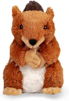 plush squirrel stuffed animal toy adorable huggable wildlife squirrel doll ideal gift toys for birthday party decoration