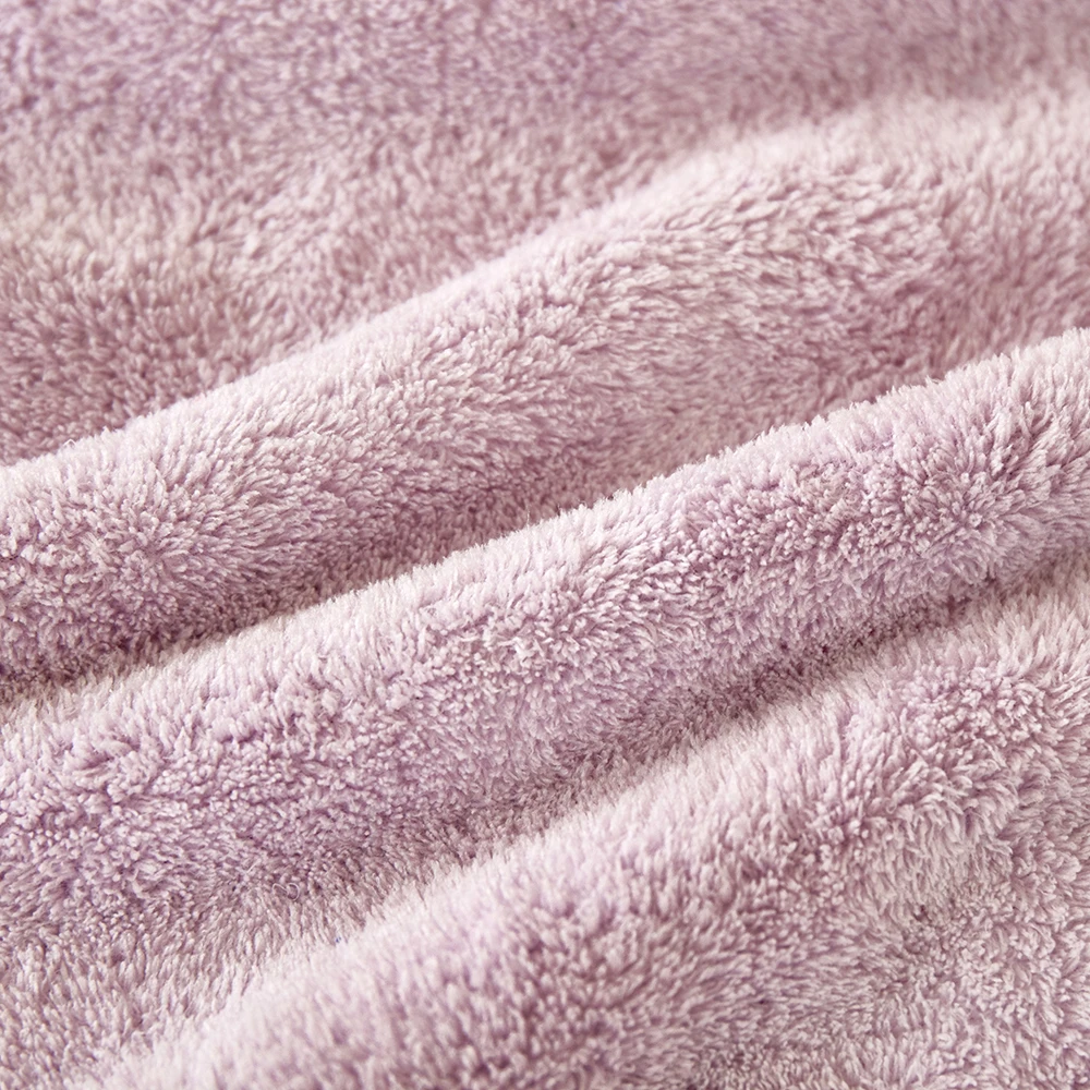 8 шт. микрофибра прямоугольное банное полотенце наборы зеленый розовый мягкость