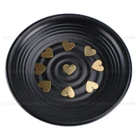 20 1000 pcs brass heart charms finding for jewelry making love heart flat blank engraving stamping tag lots wholesale 1416mm