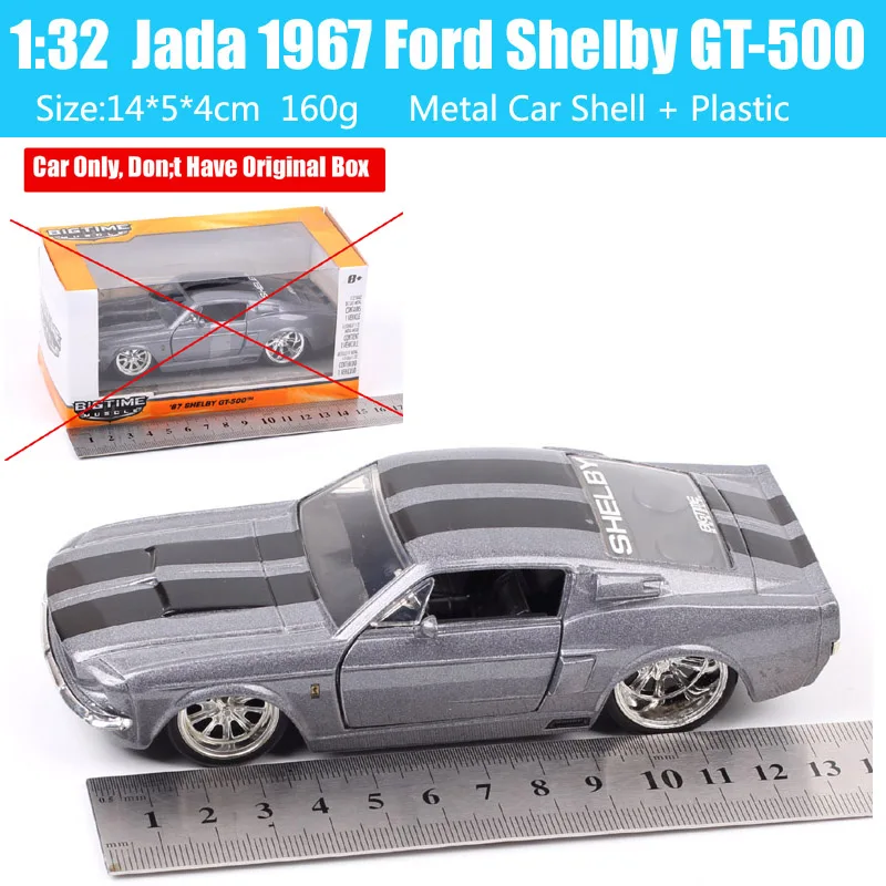 Коллекционная модель автомобиля Jada Classics 1/32 ford Shelby Mustang GT500 Fastback масштаб