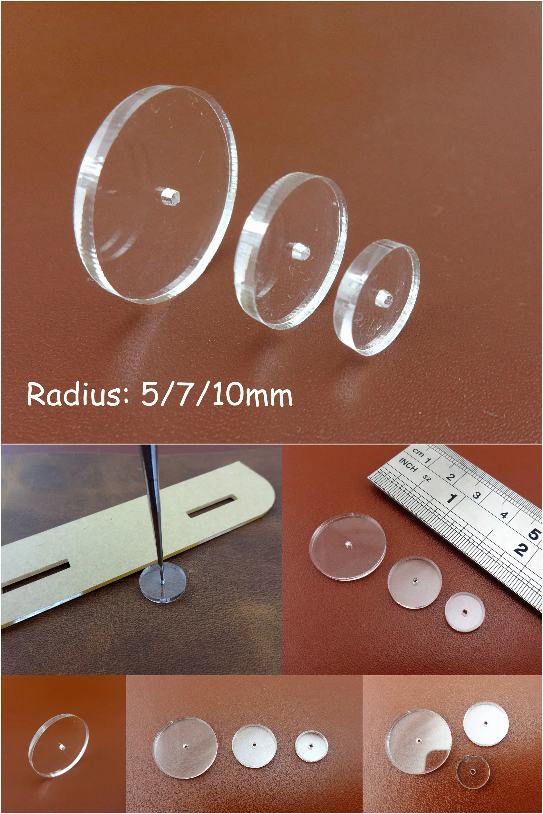 3 шт. кожаный ремесленный шаблон расширение размера зум космический циркуль