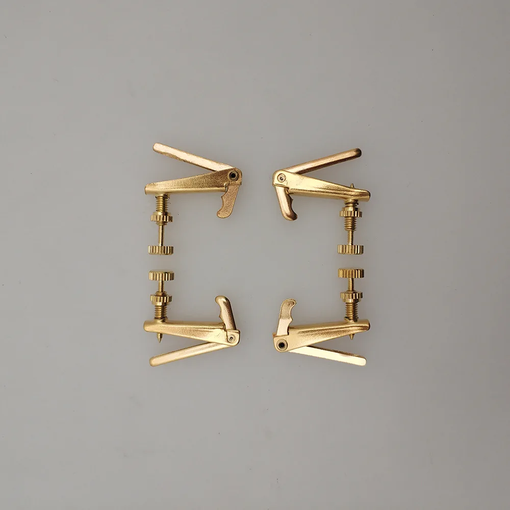

Violin Fine-tuning ( 4 Pcs ) Black And Golden Gold Silver Fine-tuning Violin Accessories Musical Instrument Parts