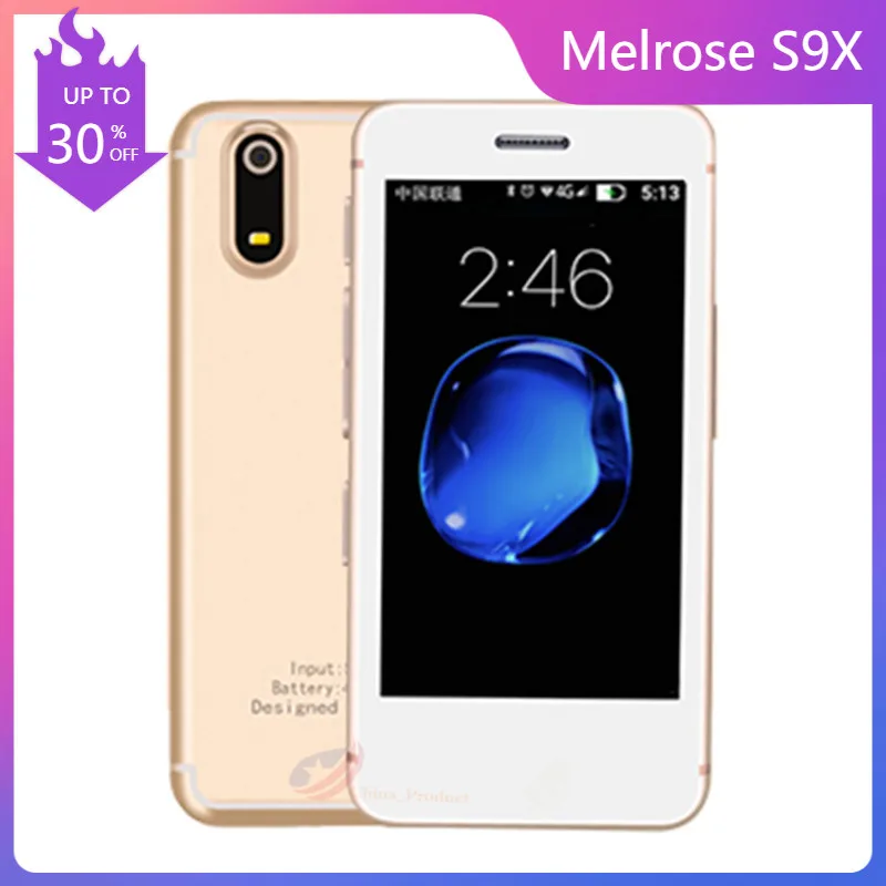 Самый маленький смартфон Melrose S9P ультратонкий мини мобильный телефон MT6580A/X