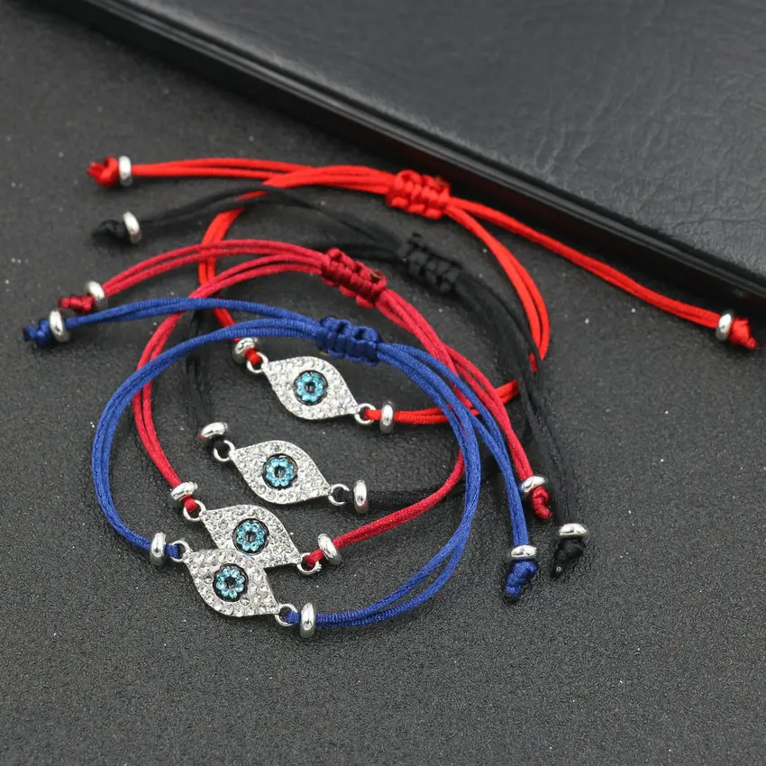 Очарование сглаза браслет для мужчин и женщин модные инкрустация цирконием глаз